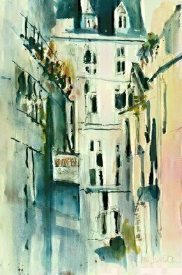 Daniel Clarke; Paris Early Afternoon, 2022, Original Watercolor, 12 x 18 inches. Artwork description: 241 The city s all a- shining Beneath a fickle sun, A gay young wind s a- blowing, The little shower is done. But the rain- drops still are clinging And falling one by one - - Oh it s Paris, it s Paris, And spring- time has begun. I ...