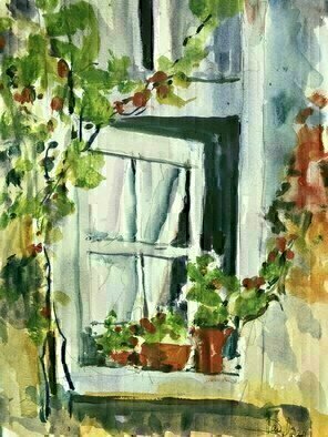 Daniel Clarke, 'Window To My Soul', 2020, original Watercolor, 11 x 15  x 0.1 inches. Artwork description: 3099 If you looked into my window I wonder if you could seeHistory unfold from the depth of my soulLike an ocean the bottom runs deep.If you took a piece of my heart, I wonder if you could feelThe pain that burns right through ...