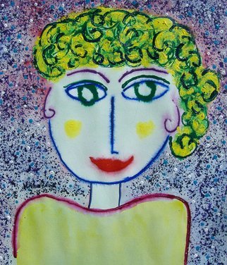 Danny Hollenbaugh; Lady In Green, 2012, Original Painting Acrylic, 20 x 22 inches. 