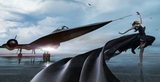 Dario Impini; Area 71 Triumph, 2019, Original Photography Digital, 36 x 24 inches. Artwork description: 241 Do you think it s easy to get access to one of these planes  The venerable SR71 Blackbird, all the surviving ones being safely guarded in museums  Not so much. But if you recognize and love this plane as I do, you ll want this shot hanging ...