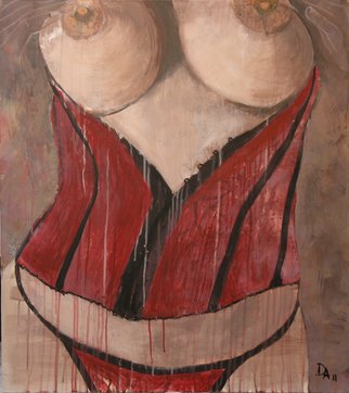 Dariya Afanaseva; Corset, 2011, Original Painting Acrylic, 80 x 90 cm. Artwork description: 241   canvas/ acrylic 90cm x 80cm 2011...