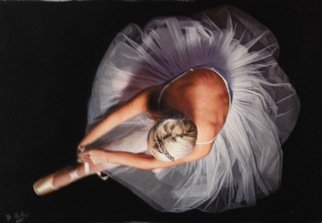 Darren Baker; Ballet Swan, 2017, Original Drawing Pencil, 10 x 7 inches. Artwork description: 241 figurative photorealism drawing pencil pastel classical ballet contemporary...