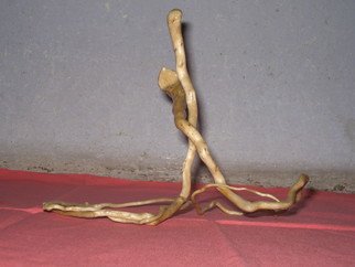 Gadadhar Das; SNAKE COPULATION, 2006, Original Sculpture Wood, 17 x 13 cm. Artwork description: 241  This Art work was made from two pieces discarded tree roots. These pieces were collected from our garden. I made it in 2006. This Sculpture completely covered by a special type of wood coating for protect from termite  & borar. Weight of this Artwork is . 010 Kilos. ...