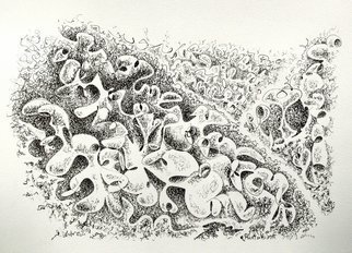 Dave Martsolf, Bouquet, 2007, Original Printmaking Giclee, size_width{Hillsides-1224780970.jpg} X 8 inches