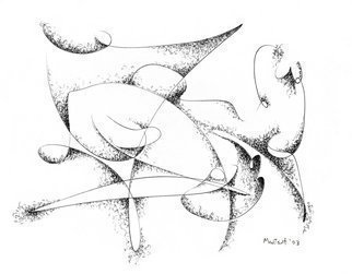 Dave Martsolf, Bouquet, 2003, Original Drawing Pen, size_width{The_Spider-1539216351.jpg} X 7 inches