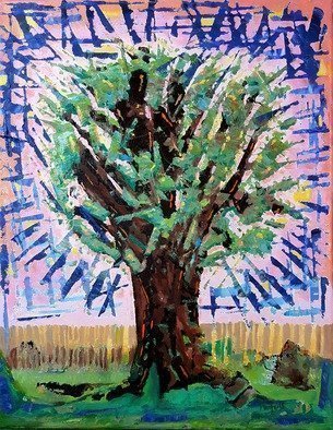 Dave Martsolf; Backyard Majesty, 2020, Original Painting Oil, 11 x 14 inches. Artwork description: 241 This artwork will be shipped framed, wired, and ready to hang. ...