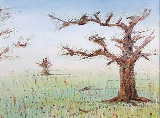 Dave Martsolf, 'The Forgotten Orchard', 2019, original Painting Oil, 16 x 12  x 1 inches. Artwork description: 2307 If purchased, this piece will ship framed, wired, and ready to hang. ...