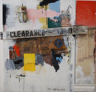 David Hewitt; Closed For The Winter, 2010, Original Mixed Media, 51 x 52 inches. 