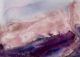 Deb Babcock; At Rest, 2016, Original Watercolor, 7 x 5 inches. Artwork description: 241  This original watercolour painting titled At Rest is certain to add a touch of interest to a small nook, desktop or wall. Its very serene and contemplative. As I looked at this abstract image a while trying to think of an appropriate title, I could see a ...