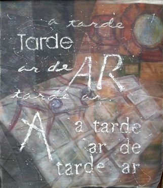 Denise Derviche; Tardear, 2005, Original Painting Acrylic, 100 x 140 cm. Artwork description: 241  a poem ...