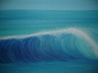 Denise Seyhun, 'Swell', 2015, original Painting Acrylic, 36 x 24  x 2 inches. Artwork description: 1911   Seascape, wave, ocean, nature, water, the sea     ...