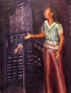 Deborah Paige Jackson; Fierce Ii, 2019, Original Watercolor, 18 x 24 inches. Artwork description: 241 The second piece depicting women in a role of power. ...
