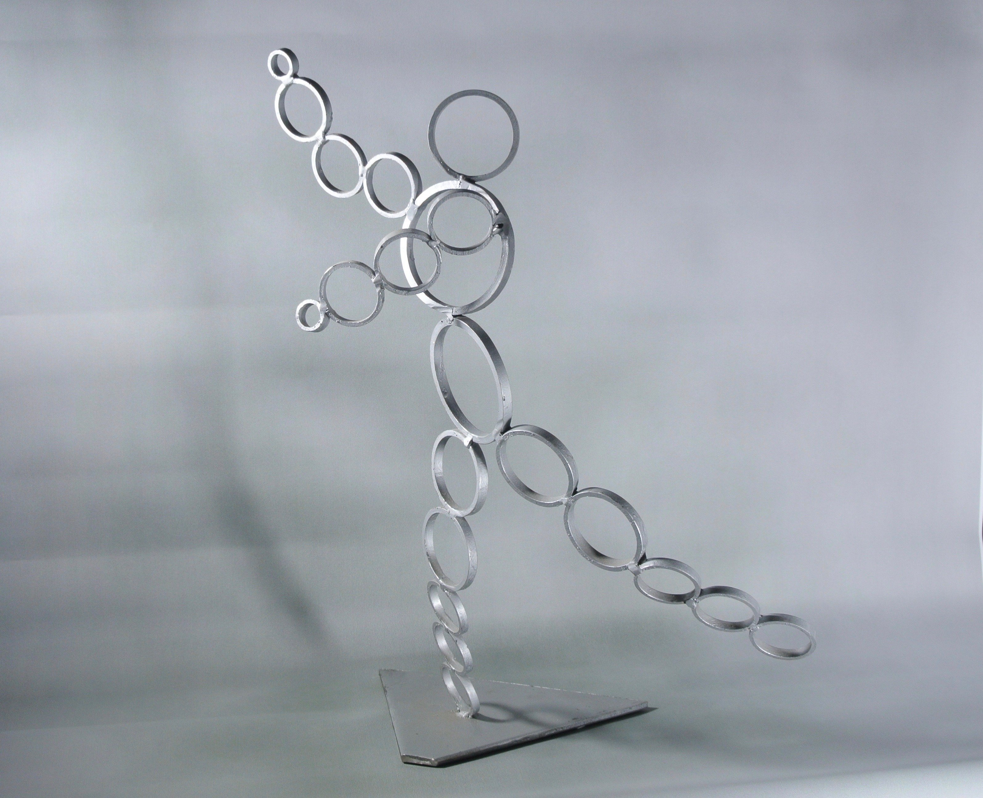 Diana Carey; The Dancer SOLD, 2015, Original Sculpture Steel, 19 x 20 inches. Artwork description: 241 Flowing movement of a dancer.  Steel sculpture abstract tabletop...