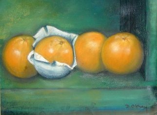 Dorothy Okray; Oranges, 2008, Original Pastel, 15.5 x 12 inches. Artwork description: 241  So real. . . . ...