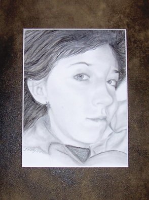Dorothy Nuckolls; Ashley, 2007, Original Drawing Pencil, 9 x 12 inches. 