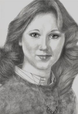 Dorothy Nuckolls; Close Up Of Macky Portrait, 2002, Original Drawing Pencil, 12 x 16 inches. 