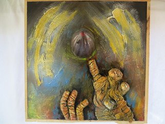 Dominic Haberman; Stone Hands, 2015, Original Painting Other, 24 x 24 inches. Artwork description: 241  