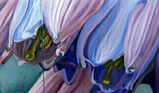 Donna Gallant, 'Compassion', 2014, original Painting Oil, 32 x 24  x 0.5 inches. Artwork description: 2793             Part of my CLOSE UP series of abstracted views of the inner flower.  Believe it or not this piece is of a hosta flower.  ...