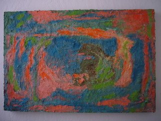 Kathy Donofrio; Fish Tank 4, 2008, Original Mixed Media, 36 x 24 inches. Artwork description: 241  This paper pulp embedded acrylic painting is composed on gallery wrap canvas. The sides are painted and it is ready to hang!  ...