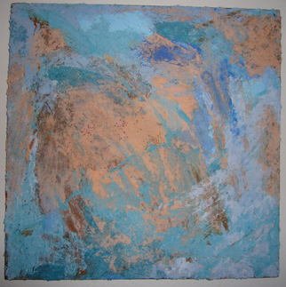 Kathy Donofrio; Thought Process 4, 2007, Original Painting Acrylic, 24 x 24 inches. Artwork description: 241  This is a paper pulp embedded acrylic painted. It is composed on gallery wrapped canvas with the sides painted and staples on the back and signed on the back. It is ready to hang! ...