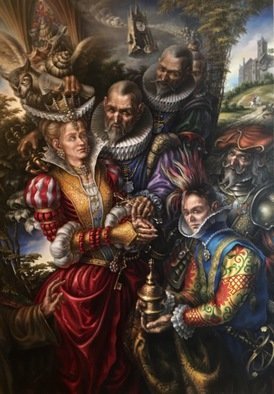 Alexander Donskoi, , , Original Painting Oil, size_width{the_touch_of_eternity-1494258748.jpg} X  