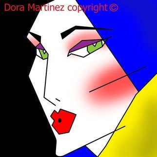 Dora Martinez, 'CAMILE', 2009, original Digital Art, 44 x 44  x 2 inches. Artwork description: 1911 Digital Art printed on canvas with glaze accentsDora Martinez Doram...