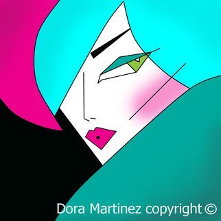 Dora Martinez, 'DORAM', 2009, original Digital Art, 44 x 44  x 2 inches. Artwork description: 1911 Digital Art printed on canvas with glaze accentsDora Martinez Doram...