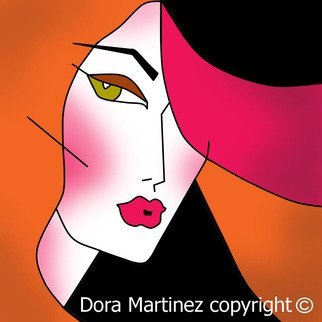 Dora Martinez, 'HANNA', 2009, original Digital Art, 44 x 44  x 2 inches. Artwork description: 1911 Digital Art printed on canvas with glaze accentsDora Martinez Doram...