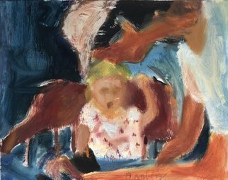 Bob Dornberg, 'First Birthday', 2020, original Painting Oil, 20 x 16  x 1 inches. Artwork description: 2703 Child s first birthday...