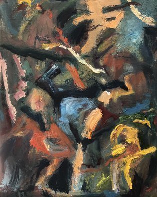 Bob Dornberg, 'Floating Intwined', 2020, original Painting Oil, 16 x 20  x 1 inches. Artwork description: 1911 COLOR FORS CONNECTED AND FLOATING...