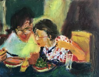 Bob Dornberg, 'My Soup', 2020, original Painting Oil, 20 x 16  x 1 inches. Artwork description: 2307 INTEREST IN SOUP...