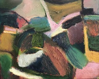 Bob Dornberg, 'Standing Up', 2020, original Painting Oil, 20 x 16  x 1 inches. Artwork description: 1911 ABSTRACT COLORS AND FORMS...