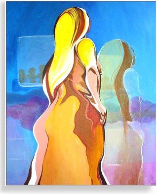 C. Doug Anderson; Future Figure 6, 2013, Original Painting Acrylic, 24 x 30 inches. Artwork description: 241          Extract Expressionism. Original $1,400. High quality archival Limited Edition Glicee prints on canvas, signed and numbered by the artist- $500  Printed and shipped  by artist.                     ...