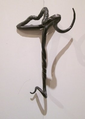 Daniel Lombardo; Georgia And The Southwest, 2013, Original Sculpture Steel, 10 x 16 inches. Artwork description: 241           abstract  forged steel wall mounted         ...