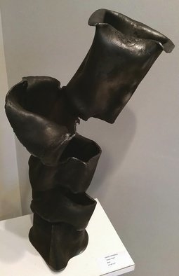 Daniel Lombardo; Heavy Headed, 2016, Original Sculpture Steel, 6 x 26 inches. Artwork description: 241              sculpture    abstract  forged steel                ...