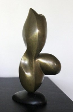 Daniel Lombardo; Message Of Love 2, 1988, Original Sculpture Bronze, 4 x 12 inches. Artwork description: 241 abstractbronze...