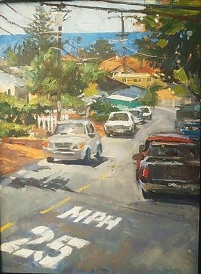 Durre Waseem; In This Lane, 2018, Original Painting Oil, 12 x 16 . 