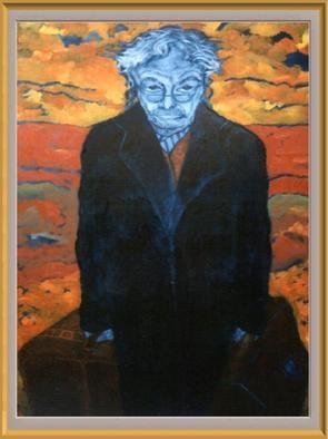 Bozena Dusseau Labedz; ETERNAL WANDERER , 1998, Original Painting Oil, 100 x 150 inches. Artwork description: 241  PAINTING NR 160114 - TITLE ETERNAL WANDERER - 1998-DIM 100 X 150 CM. - OIL ON CAVAS...