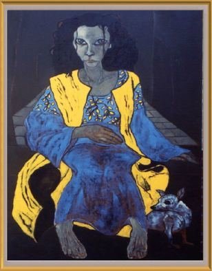 Bozena Dusseau Labedz; MADONNA OF GARBAGE , 2000, Original Painting Oil, 100 x 160 inches. Artwork description: 241  PAINTING NR 170346 - TITLE SERIE OF CRAZYWOMENII, MADONNA OF GARBAGE - 2000DIM 100 X 160 CM - OIL ON CANVAS ...