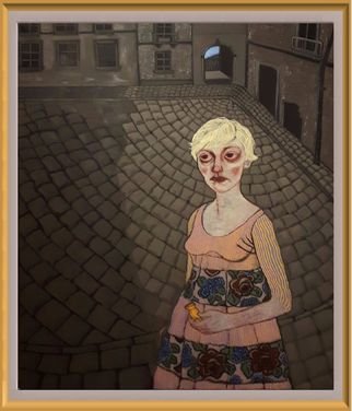 Bozena Dusseau Labedz; Candy From Unknown, 2015, Original Painting Oil, 100 x 120 cm. Artwork description: 241 (c)Bozena Dusseau- Labedz  TITLE:     CANDY FROM UNKNOWN   PAINTINGNR: 010583...