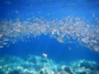 Duygu Kivanc; Underwater, 2013, Original Painting Acrylic, 18 x 24 inches. Artwork description: 241  Availabla   as      Streched Canvas print       ...