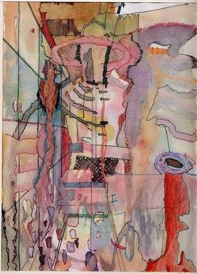 Ignacio Font, 'Untitled', 1998, original Mixed Media, 8 x 11  inches. Artwork description: 1911 Pen, Pencil and Water Color on Paper...