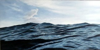 Edna Schonblum;  Home, 2017, Original Painting Oil, 80 x 40 cm. Artwork description: 241 a view from a high sea...