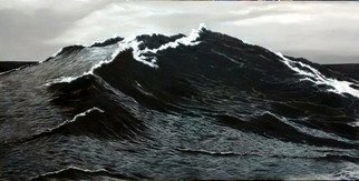 Edna Schonblum; The Big One, 2018, Original Painting Oil, 100 x 50 cm. 