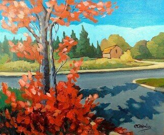 Edward Abela; Fall Colors In Markham, 2022, Original Painting Acrylic, 20 x 16 inches. Artwork description: 241 The colours in my neighborhood as I walk around Angus Glen. ...