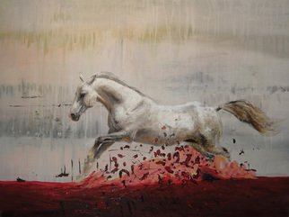 Erick Nogueda; Savage Colors V, 2012, Original Painting Acrylic, 80 x 60 cm. Artwork description: 241         Handmade horse paintings in neoimpresionist tendency.         ...