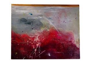 Elizabeth Griffith; Red, 2013, Original Painting Oil, 20 x 16 inches. Artwork description: 241  Oil landscape     ...