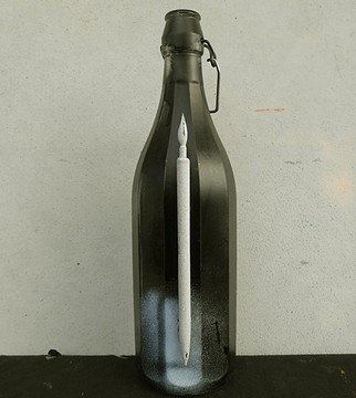 Emilio Merlina, 'A Message In The Bottle', 2014, original Installation Indoor,    cm. 