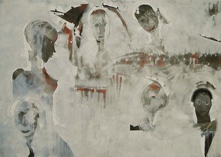 Emilio Merlina, 'Back To Utopia', 2015, original Mixed Media, 140.4 x 100  cm. Artwork description: 30393  on canvas ...