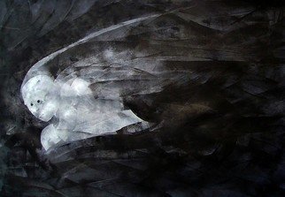 Emilio Merlina, Devil and angel, 2008, Original Painting Acrylic, size_width{bedtime_story-1207505403.jpg} X 720 mm